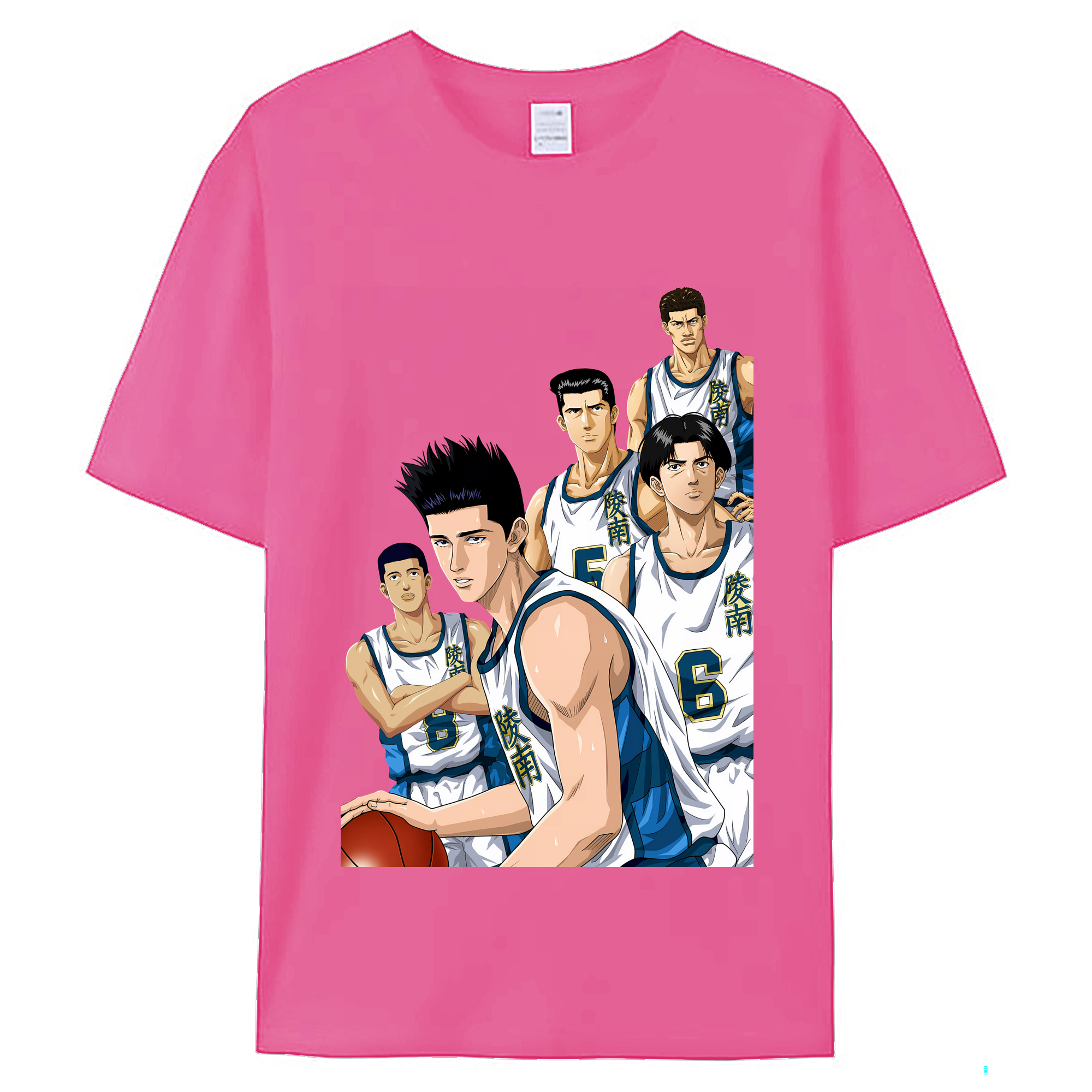 （画像用） SLAM DUNK／スラムダンク レディースカジュアルプリントTシャツ（綿100％）
